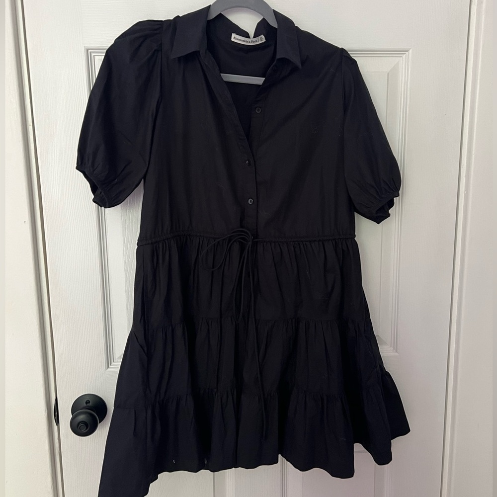 Abercrombie Button Down Mini Dress with Bow